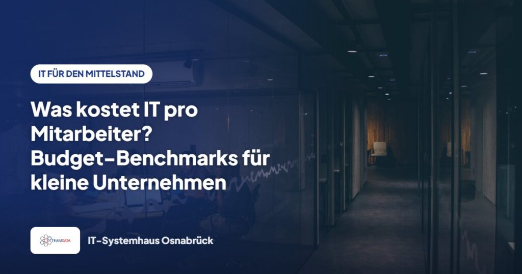 Was kostet IT pro Mitarbeiter? Budget-Benchmarks für kleine Unternehmen – Team Data GmbH