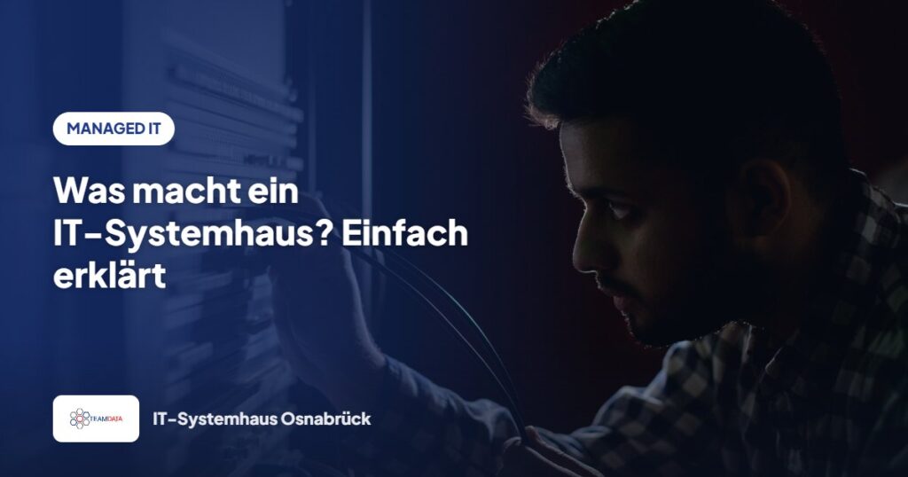 Was macht ein IT-Systemhaus? Einfach erklärt – Team Data GmbH
